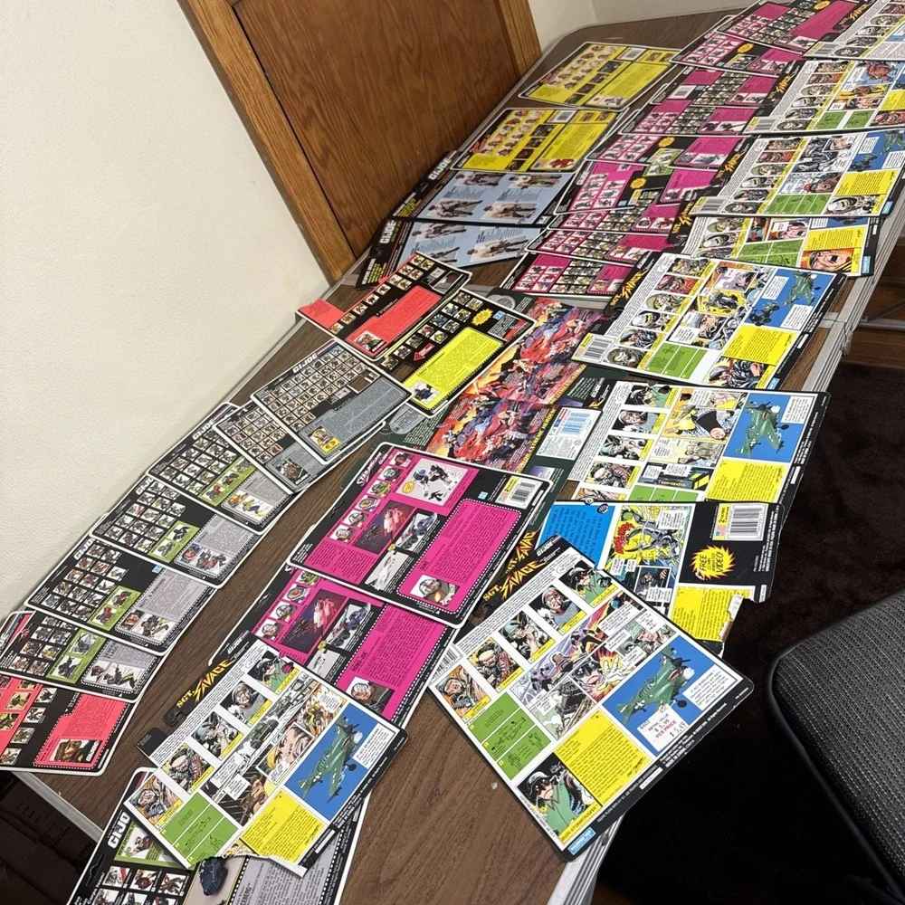 Vintage‎ G.I. Joe Full UNCUT And CUT File Cards  Lot  x36 - Picture 10 of 16